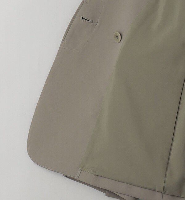 BEAUTY&YOUTH UNITED ARROWS「【WEB限定 Wardrobe DAILY MINIMAL】ダブルクロス カラーレスジャケット ウォッシャブル」|ノーカラージャケット|