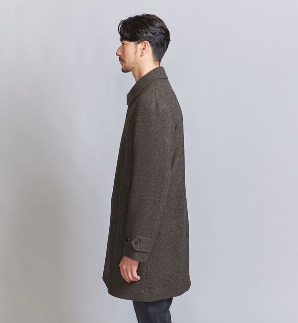 BEAUTY&YOUTH UNITED ARROWS「【WEB限定 WARDROBE SMART】PE メルトン バルカラーコート」|ステンカラーコート|