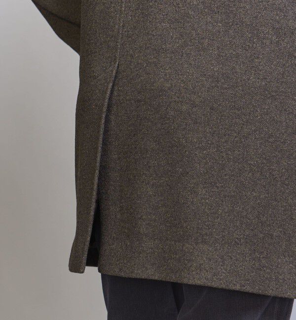 BEAUTY&YOUTH UNITED ARROWS「【WEB限定 WARDROBE SMART】PE メルトン バルカラーコート」|ステンカラーコート|