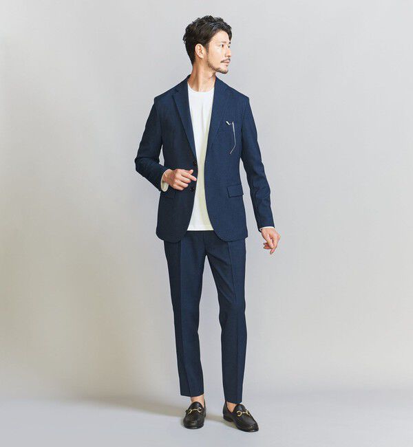 BEAUTY&YOUTH UNITED ARROWS「【WEB限定 WARDROBE SMART】LANATEC セットアップ/背抜きジャケット＆イージーパンツ」|スーツ|ROYAL