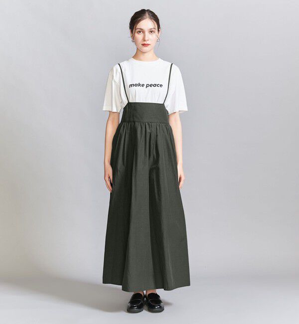 BEAUTY&YOUTH UNITED ARROWS「ナイロンコットン バックホール キャミワンピース -2WAY-」|ワンピース|