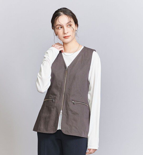 BEAUTY&YOUTH UNITED ARROWS「コットン ルーズ ロングスリーブ Tシャツ」|Tシャツ・カットソー|