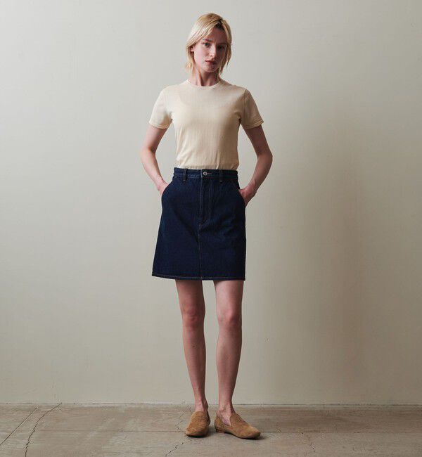 STEVEN ALAN「＜Steven Alan＞13OZ デニム ミニスカート」|スカート|