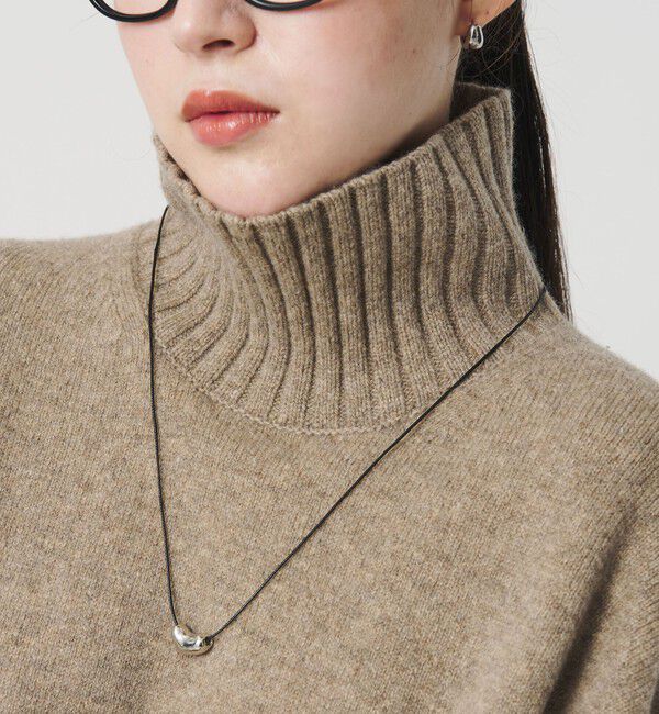 BEAUTY&YOUTH UNITED ARROWS「ユニークハート コードスライダーネックレス」|ネックレス|BLACK