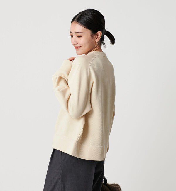 BEAUTY&YOUTH UNITED ARROWS「ダブルフェイス リングボタンカーディガン2 ウォッシャブル」|カーディガン|