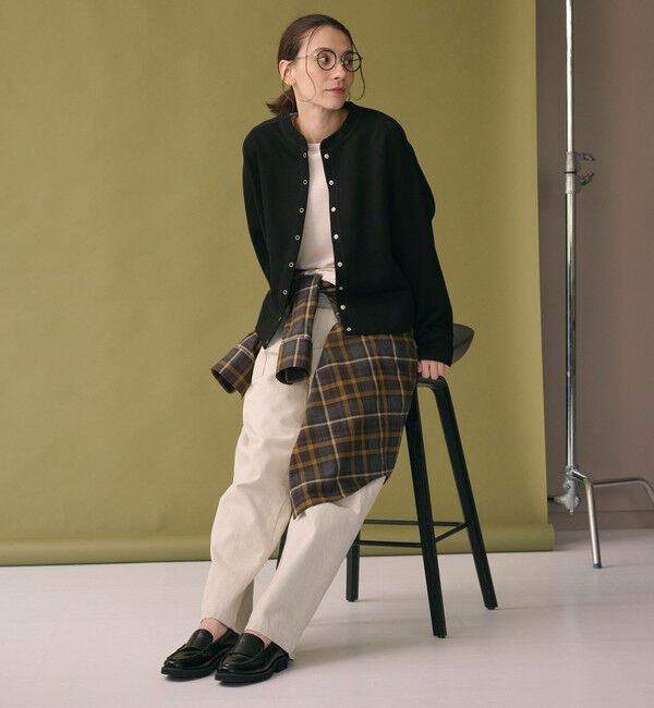 BEAUTY&YOUTH UNITED ARROWS「ダブルフェイス リングボタンカーディガン2 ウォッシャブル」|カーディガン|