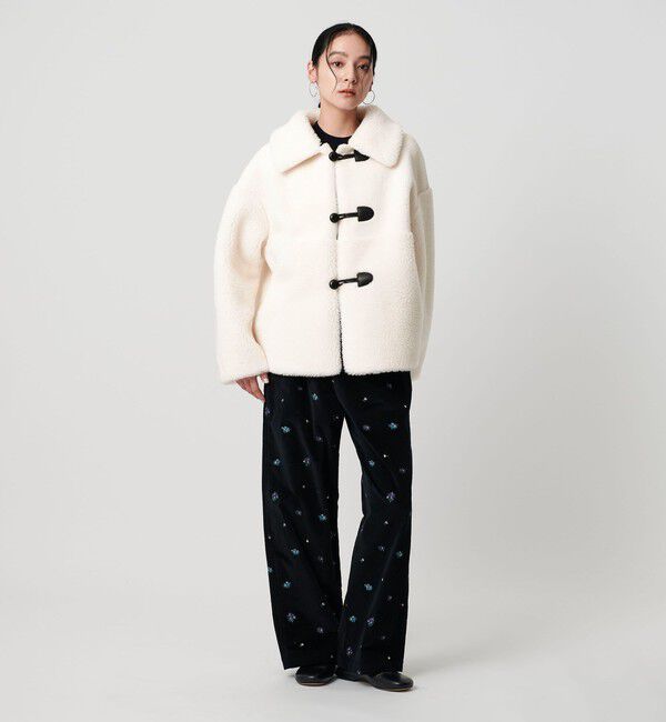 BEAUTY&YOUTH UNITED ARROWS「【WEB限定】ボア&times;フェイクムートン ループボタンジャケット 2WAY」|その他|