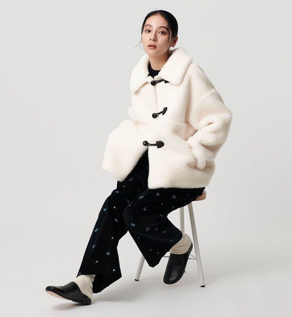 BEAUTY&YOUTH UNITED ARROWS「【WEB限定】ボア&times;フェイクムートン ループボタンジャケット 2WAY」|その他|