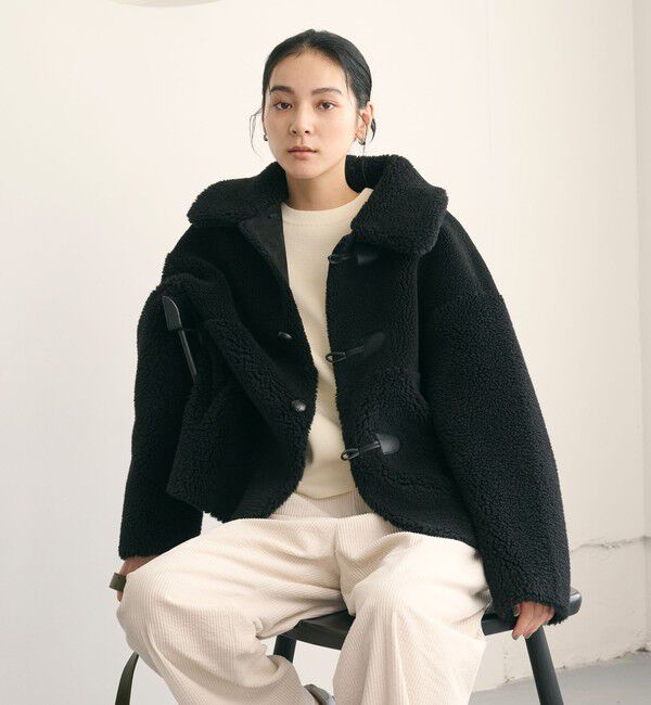BEAUTY&YOUTH UNITED ARROWS「【WEB限定】ボア&times;フェイクムートン ループボタンジャケット 2WAY」|その他|