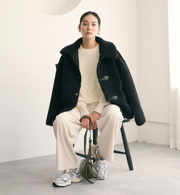 BEAUTY&YOUTH UNITED ARROWS「【WEB限定】ボア&times;フェイクムートン ループボタンジャケット 2WAY」|その他|