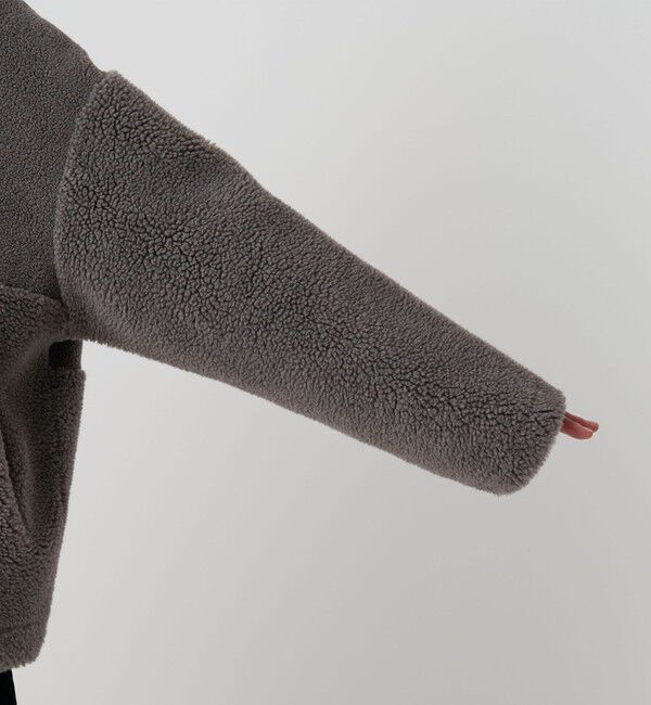 BEAUTY&YOUTH UNITED ARROWS「【WEB限定】ボア&times;フェイクムートン ループボタンジャケット 2WAY」|その他|