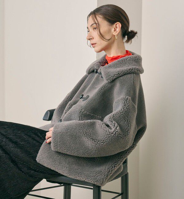 BEAUTY&YOUTH UNITED ARROWS「【WEB限定】ボア&times;フェイクムートン ループボタンジャケット 2WAY」|その他|