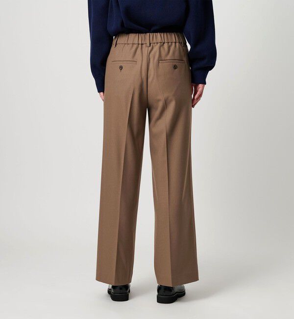 BEAUTY&YOUTH UNITED ARROWS「裏起毛バックゴム ストレートパンツ ウォッシャブル」|スラックス|