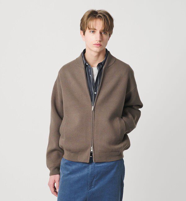 BEAUTY&YOUTH UNITED ARROWS「ミラノ ジップ ジャケット ウォッシャブル」|カーディガン|