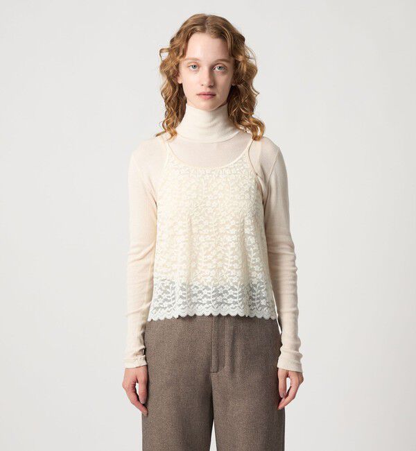 STEVEN ALAN「＜Steven Alan＞フラワー レース キャミソール」|Tシャツ・カットソー|