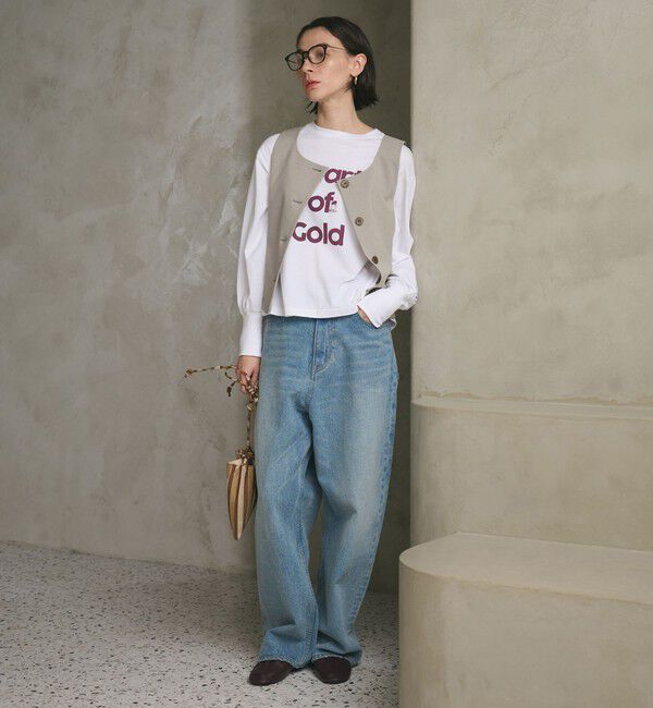 BEAUTY&YOUTH UNITED ARROWS「スクエアネック 2WAYベスト 吸水速乾 防シワ UV」|ベスト・ジレ|