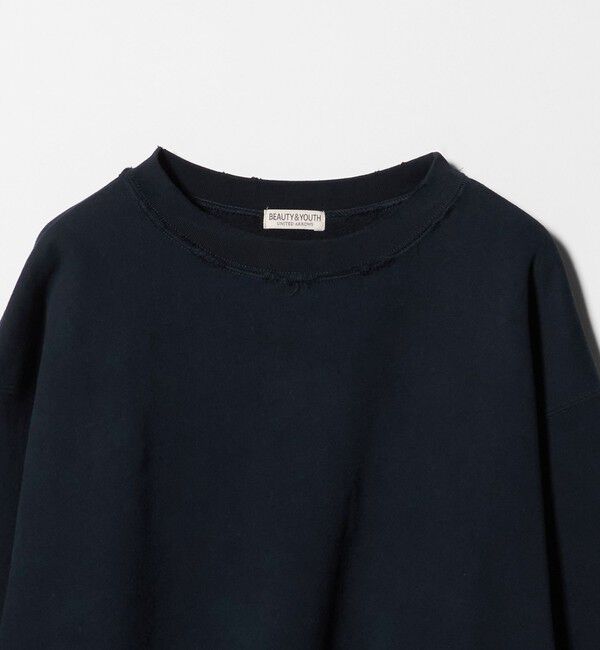 BEAUTY&YOUTH UNITED ARROWS「ピーチスキン ダメージ クルーネック スウェット」|スウェット・ジャージ|