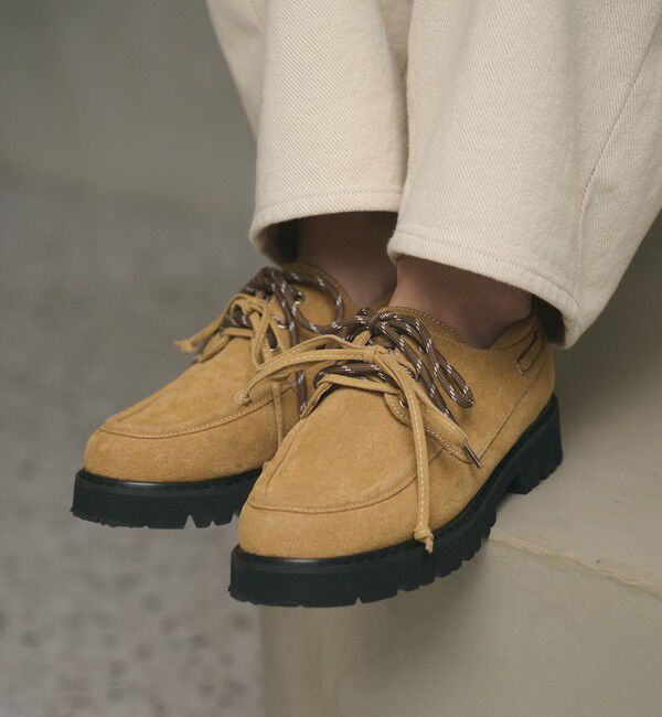 BEAUTY&YOUTH UNITED ARROWS「3WAY デッキシューズ ベージュ」|デッキシューズ|