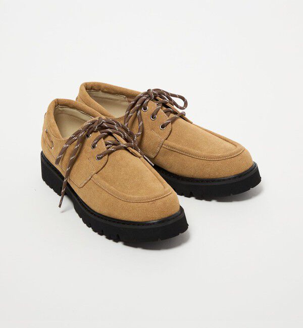 BEAUTY&YOUTH UNITED ARROWS「3WAY デッキシューズ ベージュ」|デッキシューズ|