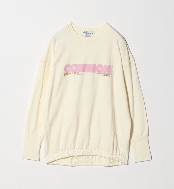 BEAUTY&YOUTH UNITED ARROWS「【別注】＜Americana＞プリント ロングスリーブTシャツ」|Tシャツ・カットソー|CREAM