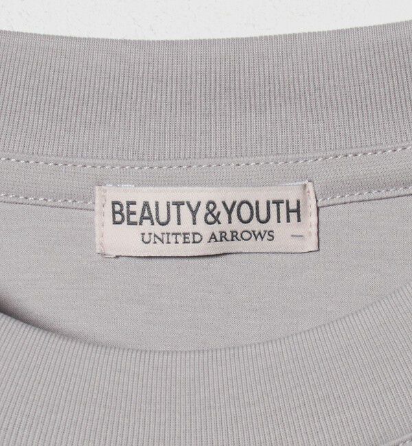 BEAUTY&YOUTH UNITED ARROWS「プラチナ ポンチ クルーネック カットソー 抗菌防臭」|Tシャツ・カットソー|