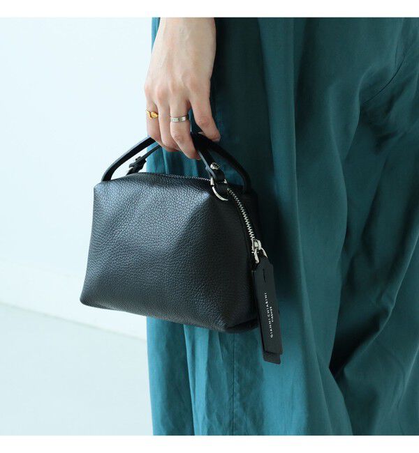 Demi-Luxe BEAMS 「GIANNI CHIARINI / ALIFA レザーショルダーバッグ S」|ショルダー・メッセンジャー|NERO