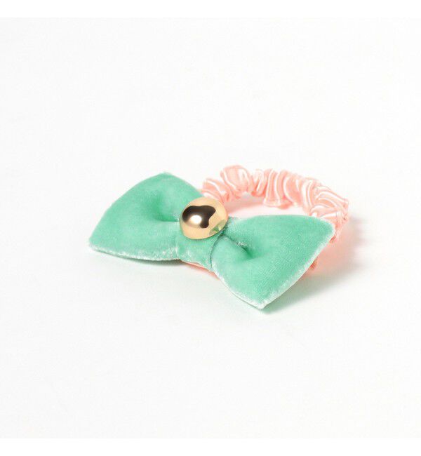 Ray BEAMS 「LOTUS PINK / ベルベット リボン ヘアゴム」|ヘアゴム・シュシュ|