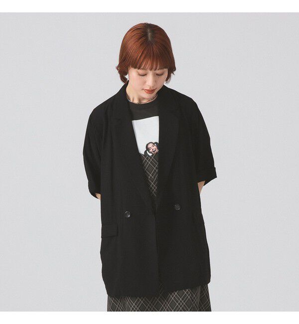 Ray BEAMS 「ダブルブレスト ハーフスリーブ ジャケット」|その他|