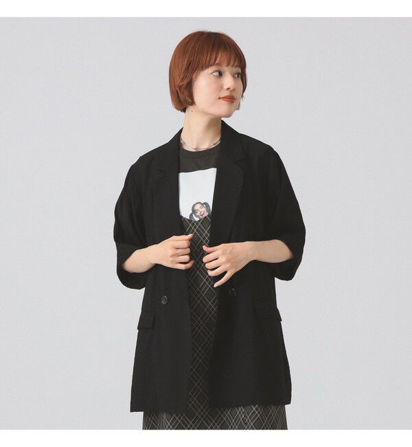 Ray BEAMS 「ダブルブレスト ハーフスリーブ ジャケット」|その他|