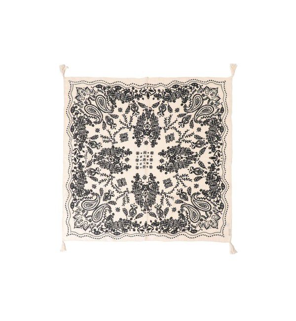 Demi-Luxe BEAMS 「【別注】ｍanipuri / バンダナ タッセル ストール」|ストール|