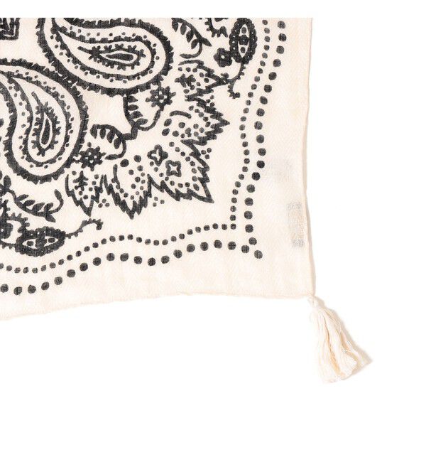 Demi-Luxe BEAMS 「【別注】ｍanipuri / バンダナ タッセル ストール」|ストール|