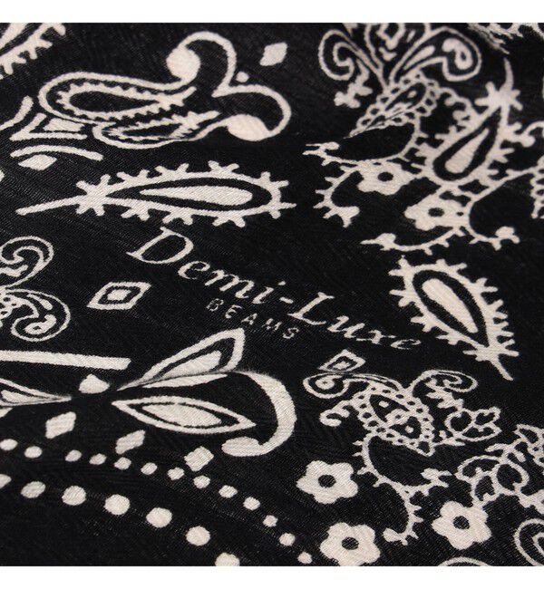 Demi-Luxe BEAMS 「【別注】ｍanipuri / バンダナ タッセル ストール」|ストール|