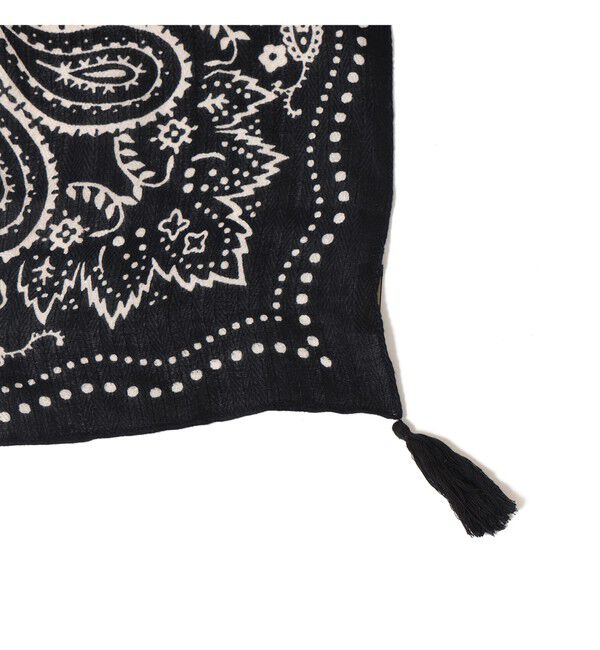 Demi-Luxe BEAMS 「【別注】ｍanipuri / バンダナ タッセル ストール」|ストール|