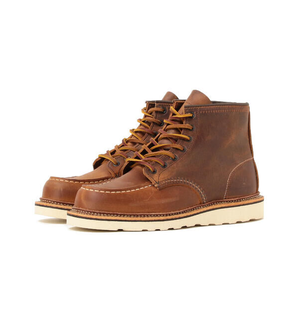 BEAMS「RED WING / 6inch Classic Moc 1907」|ショートブーツ|LT.BROWN