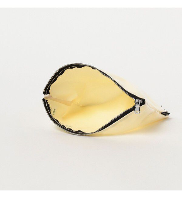 BEAMS「ポリウレタン ロゴ ポーチ M」|ポーチ|