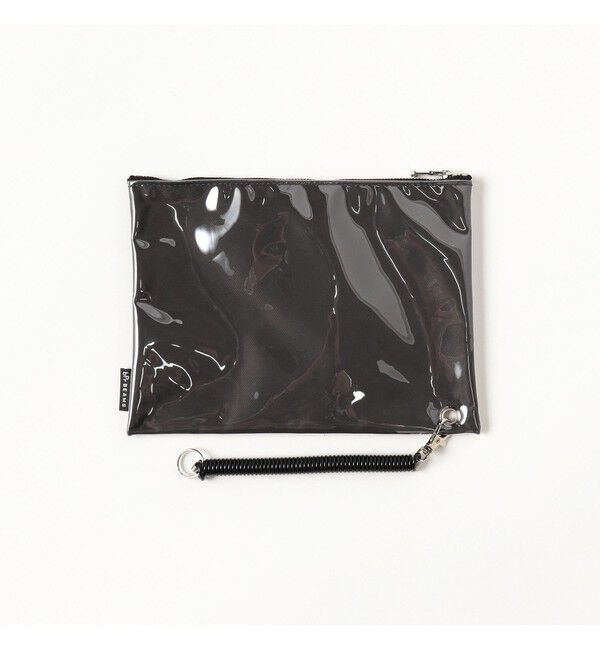 BEAMS「ポリウレタン ロゴ ポーチ M」|ポーチ|