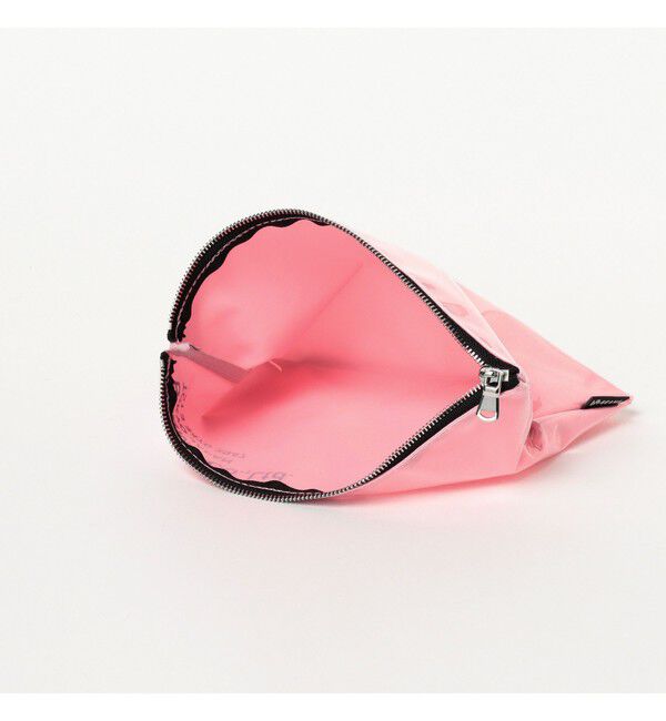 BEAMS「ポリウレタン ロゴ ポーチ M」|ポーチ|