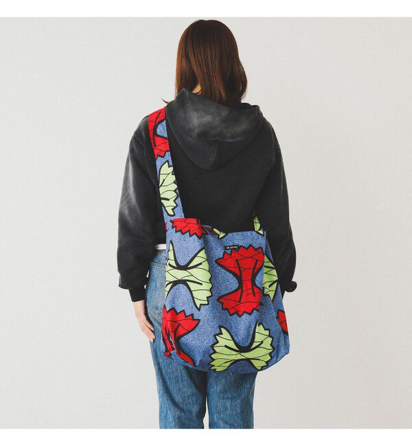 BEAMS「バティック ショルダー エコ バッグ 2025」|ポーチ|DENIM/FARFALLE
