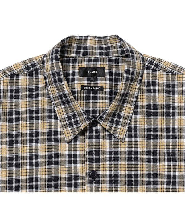 BEAMS「チェック ショートシャツ」|シャツ・ブラウス|