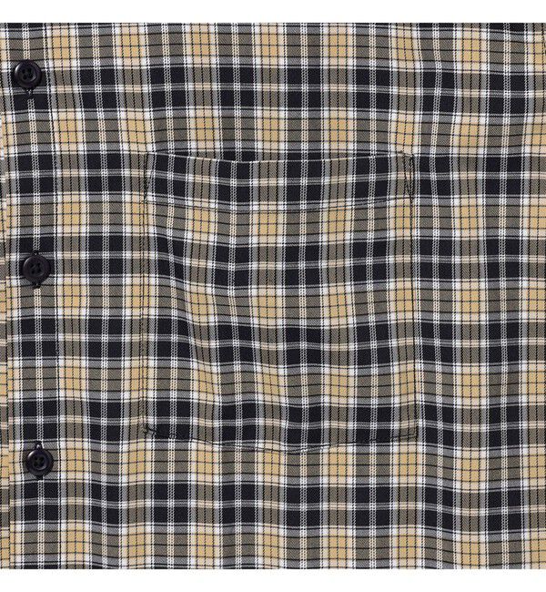 BEAMS「チェック ショートシャツ」|シャツ・ブラウス|