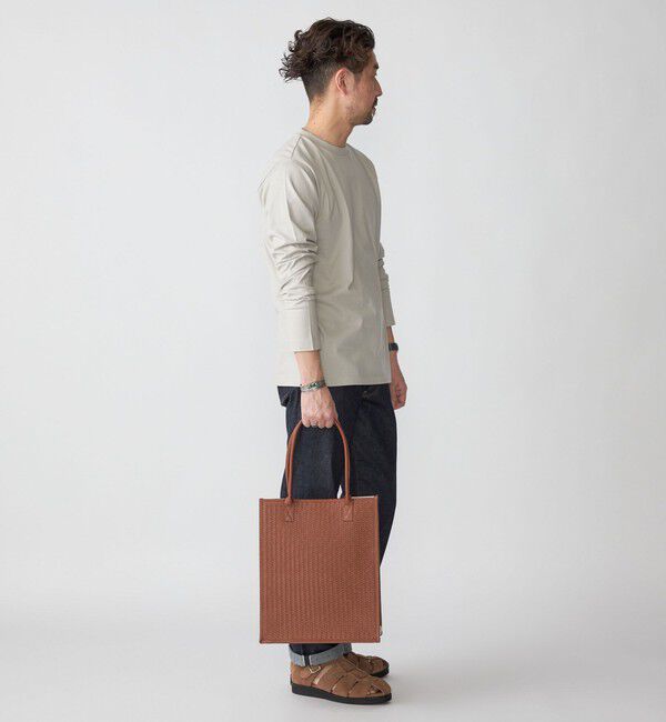 SHIPS「SHIPS: 抗菌・防臭 NANO-FINE(R) ハイゲージ クルーネック Tシャツ (ロンT)」|Tシャツ・カットソー|