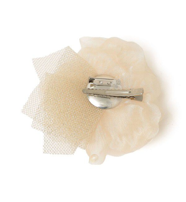 SHIPS for women「ベージュパールモチーフコサージュ◇」|ブローチ・コサージュ|