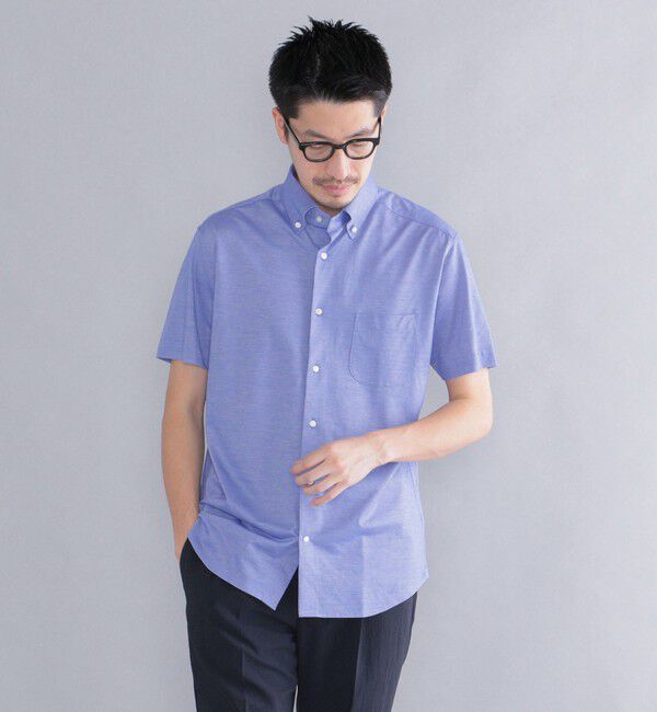 SHIPS「SHIPS:COOLMAX(R)ジャージー 半袖シャツ」|シャツ・ブラウス|