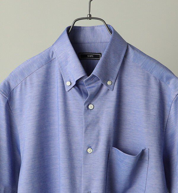 SHIPS「SHIPS:COOLMAX(R)ジャージー 半袖シャツ」|シャツ・ブラウス|