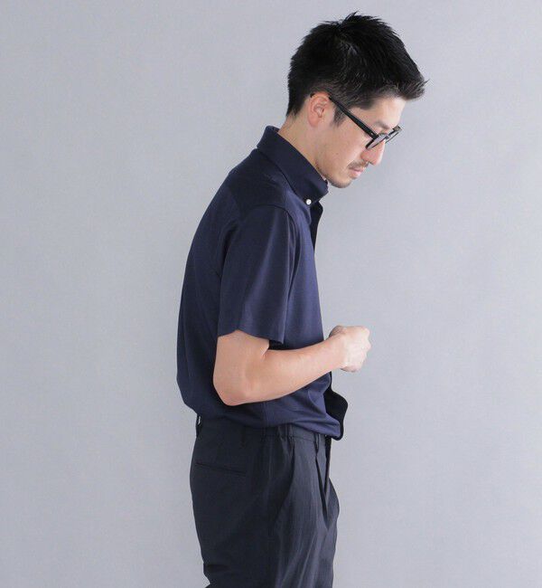 SHIPS「SHIPS:COOLMAX(R)ジャージー 半袖シャツ」|シャツ・ブラウス|