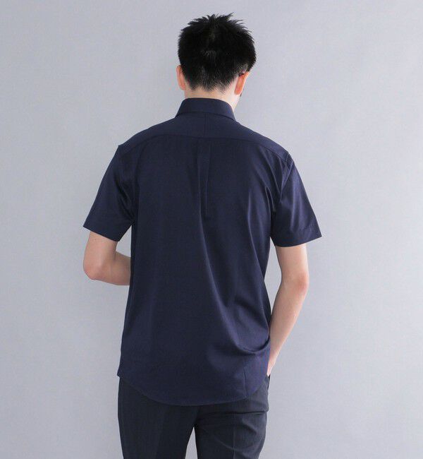 SHIPS「SHIPS:COOLMAX(R)ジャージー 半袖シャツ」|シャツ・ブラウス|