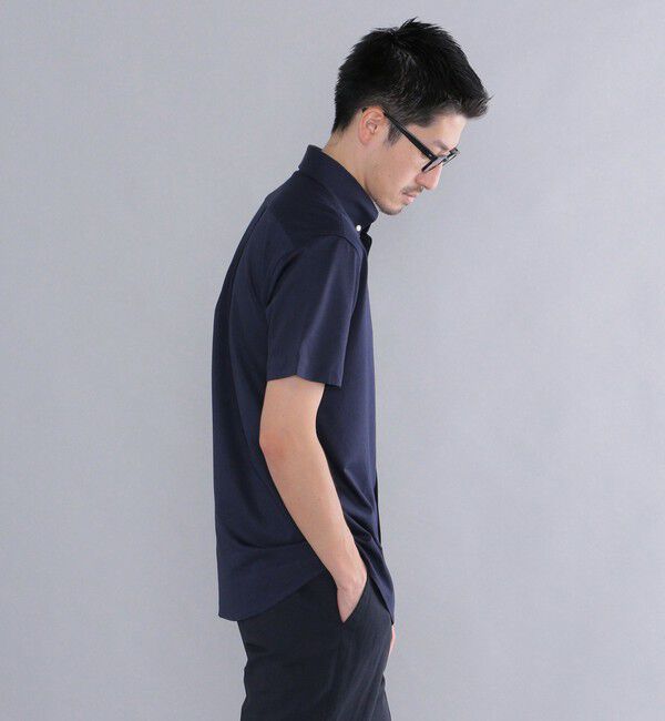 SHIPS「SHIPS:COOLMAX(R)ジャージー 半袖シャツ」|シャツ・ブラウス|