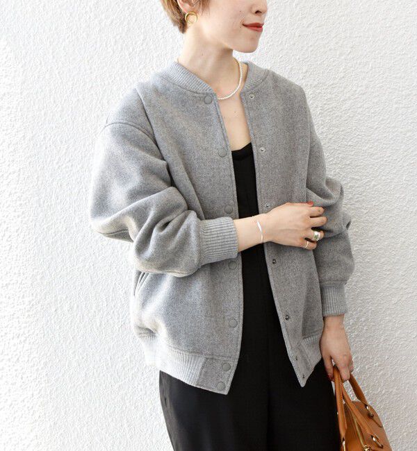 SHIPS any「《一部追加予約》【WEB限定】SHIPS any: バーシティ ジャケット 25AW」|ブルゾン・スタジャン|