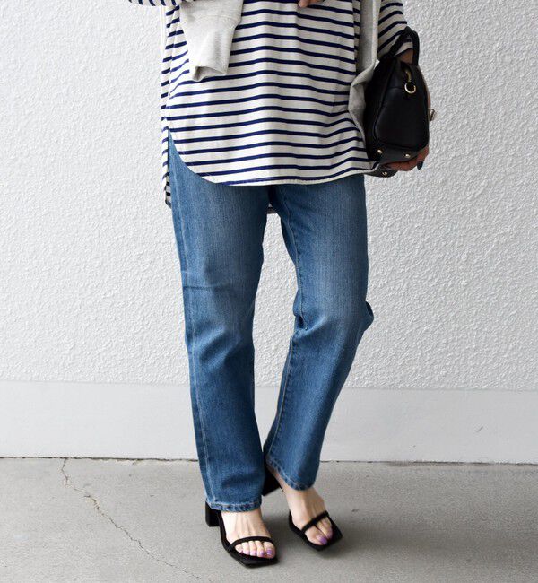SHIPS any「《一部予約》SHIPS any: ハイライズ デニムパンツ［SHIPS any DENIM］」|デニム|