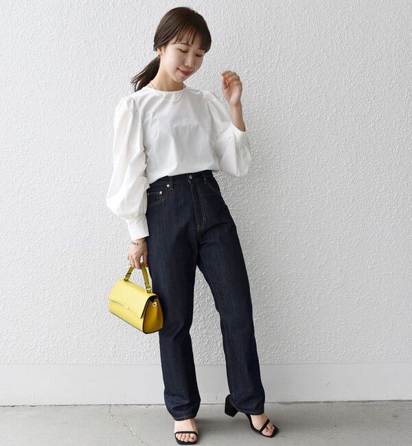 SHIPS any「《一部予約》SHIPS any: ハイライズ デニムパンツ［SHIPS any DENIM］」|デニム|